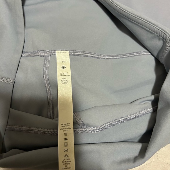 NWT Lululemon Align High Rise Mini Flare Pant  Size 14 Blue - Picture 5 of 7
